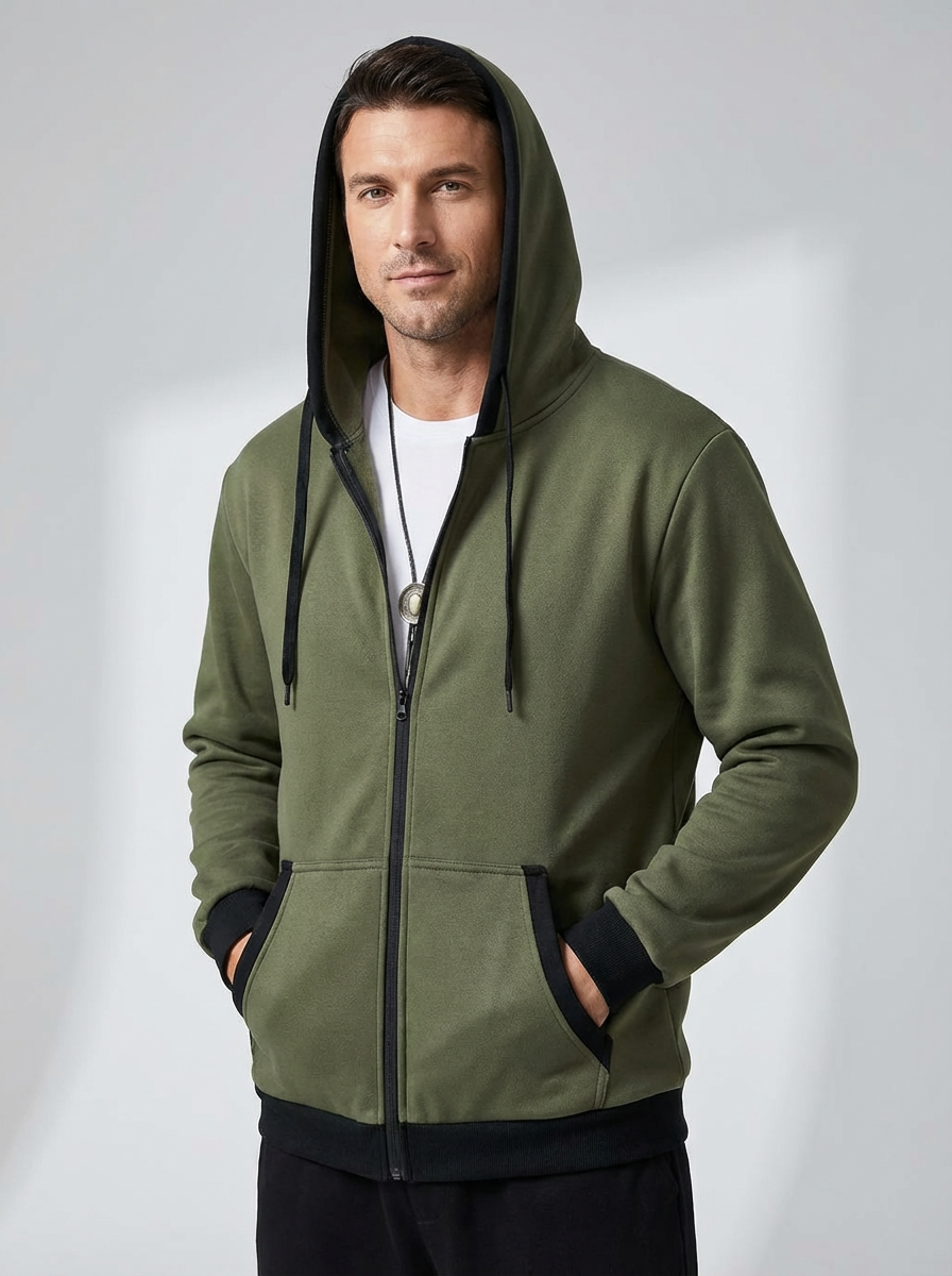 ErgonTrim | Contrast Edge Hoodie