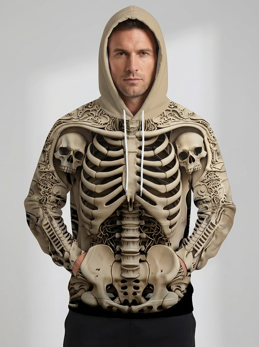 ErgonSkull | 3D Graphic Hoodie