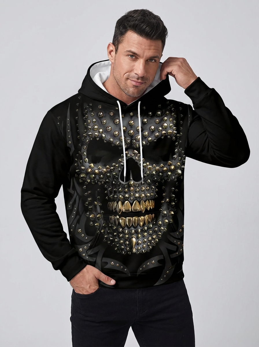 ErgonSkull | 3D Graphic Hoodie