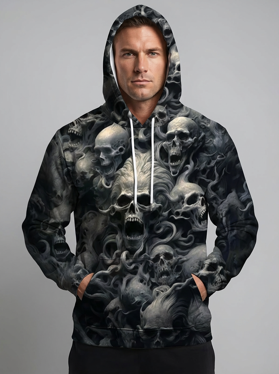ErgonSkull | 3D Graphic Hoodie