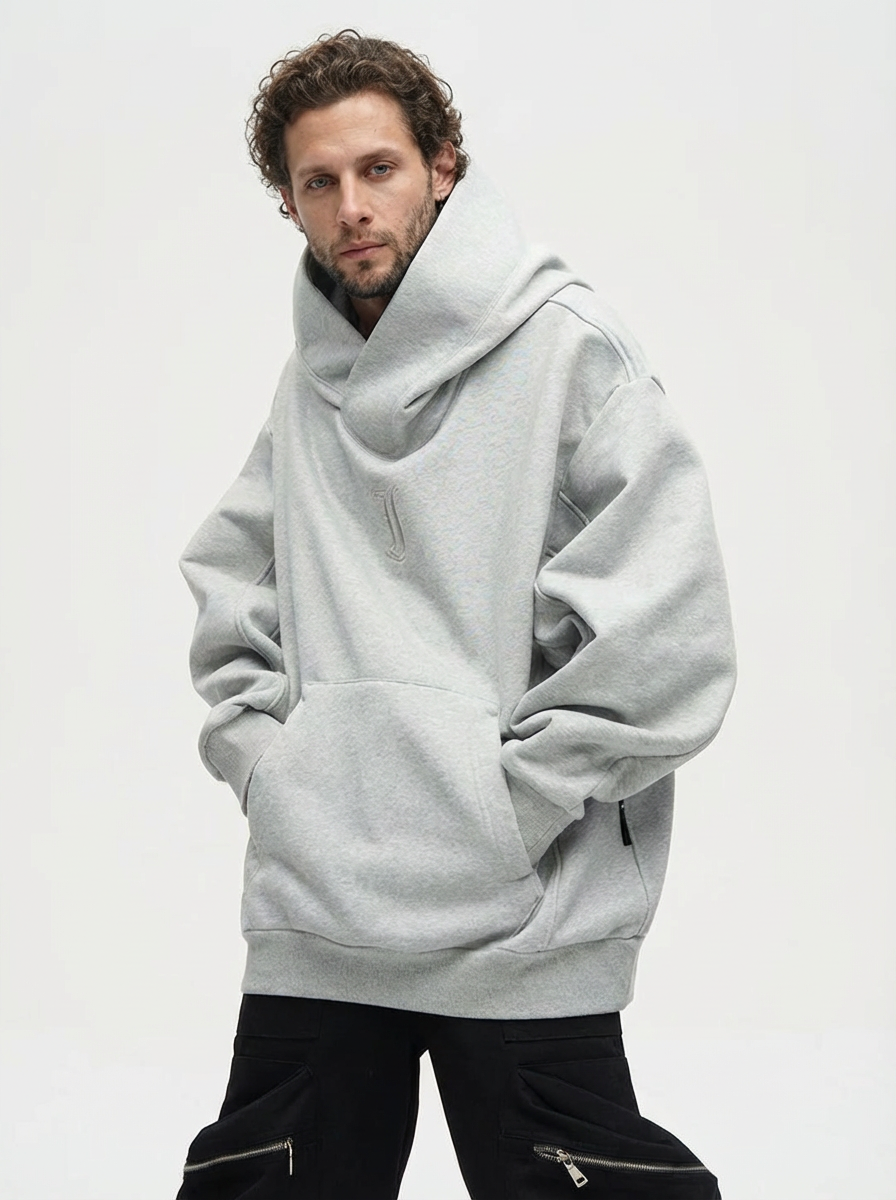 ErgonVault | High Neck Hoodie