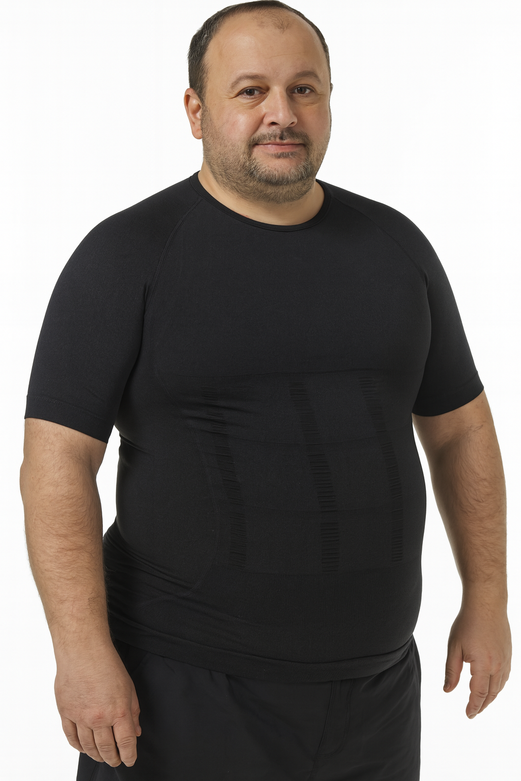 Men's Compression Shaper Shirt – Slimming Undershirt for Chest & Belly Support