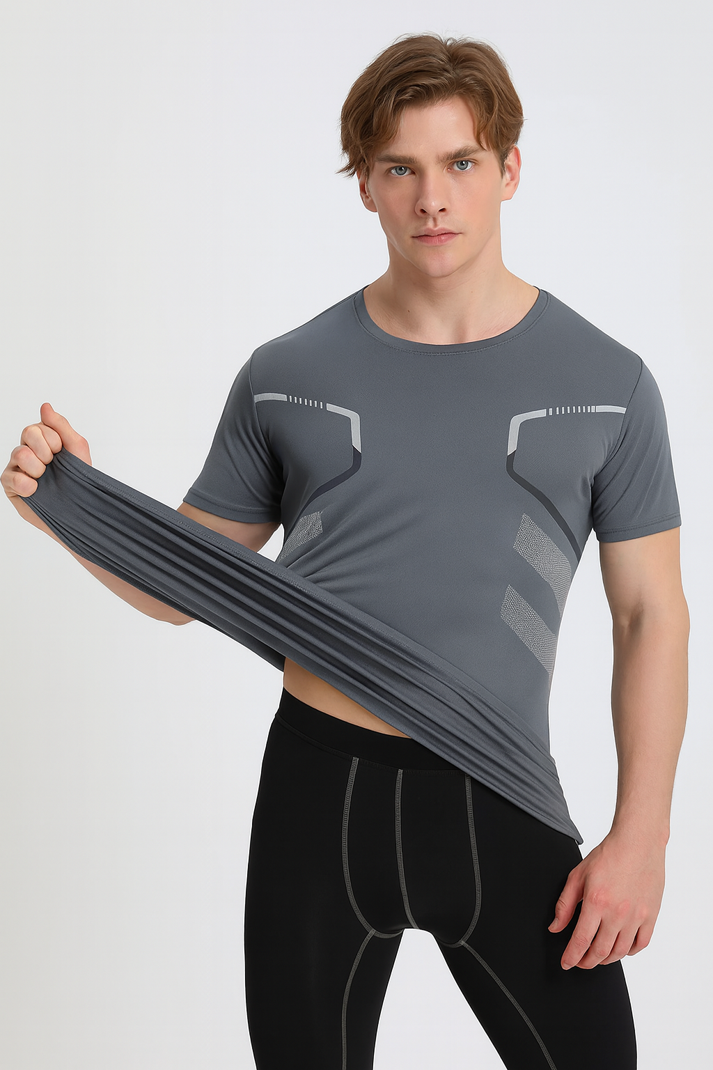 Men's Quick-Dry Sports T-Shirt – Breathable Summer Short Sleeve Top – Loose Fit Athletic & Casual Tee – Multicolor Options