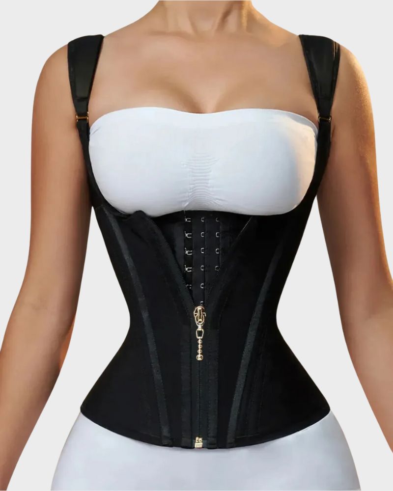 Double Waistband Corset Vest Waist Trainer 0