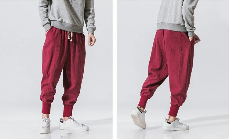 ErgonAura | Linen Harem Pants