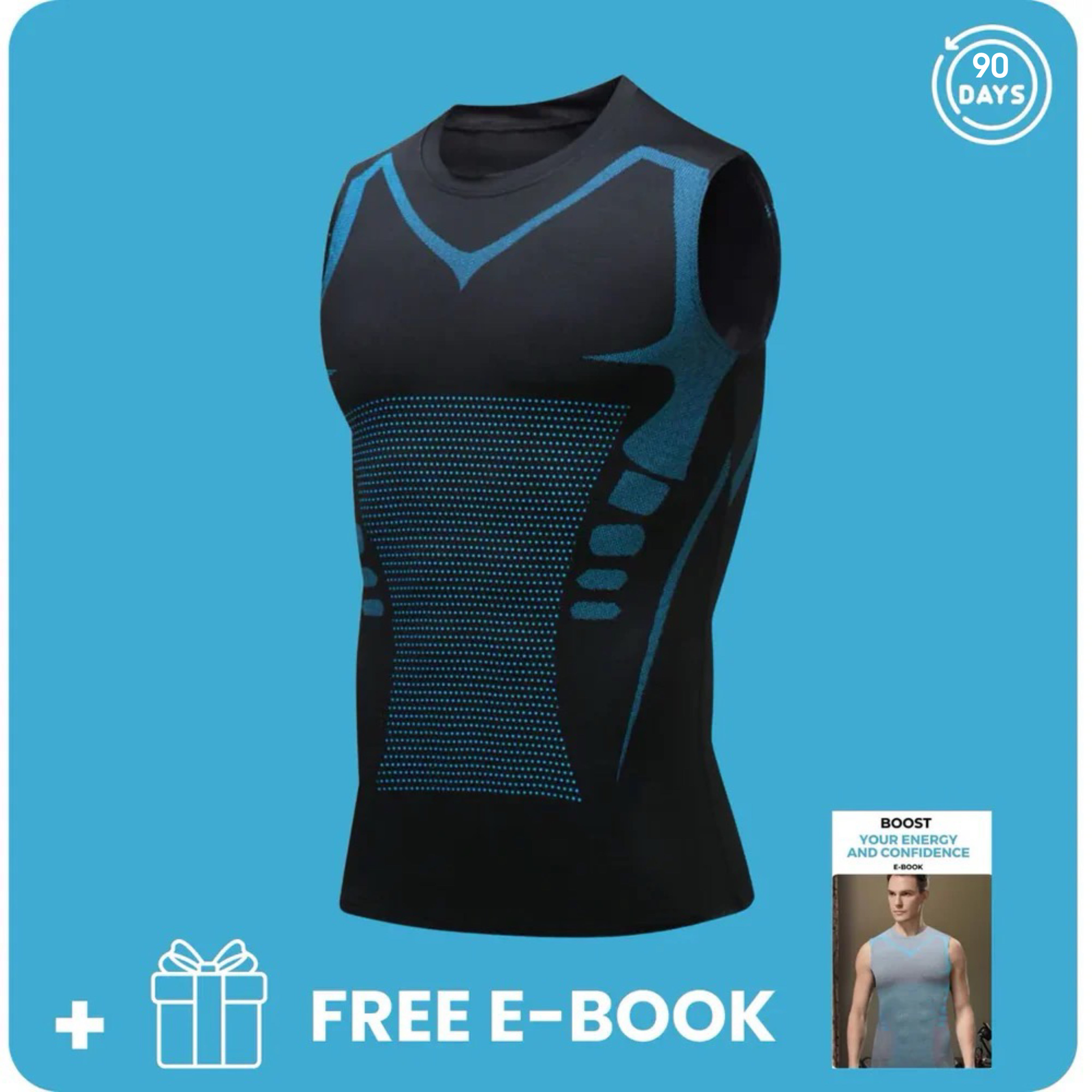 ErgonBoost | Men's Compression T-Shirt for Weight Loss