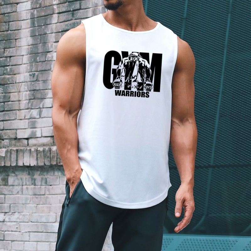 Men's Mesh Quick-Dry Gym Tank Top – Moisture-Wicking Sleeveless Muscle Shirt for Workout, Bodybuilding & Training