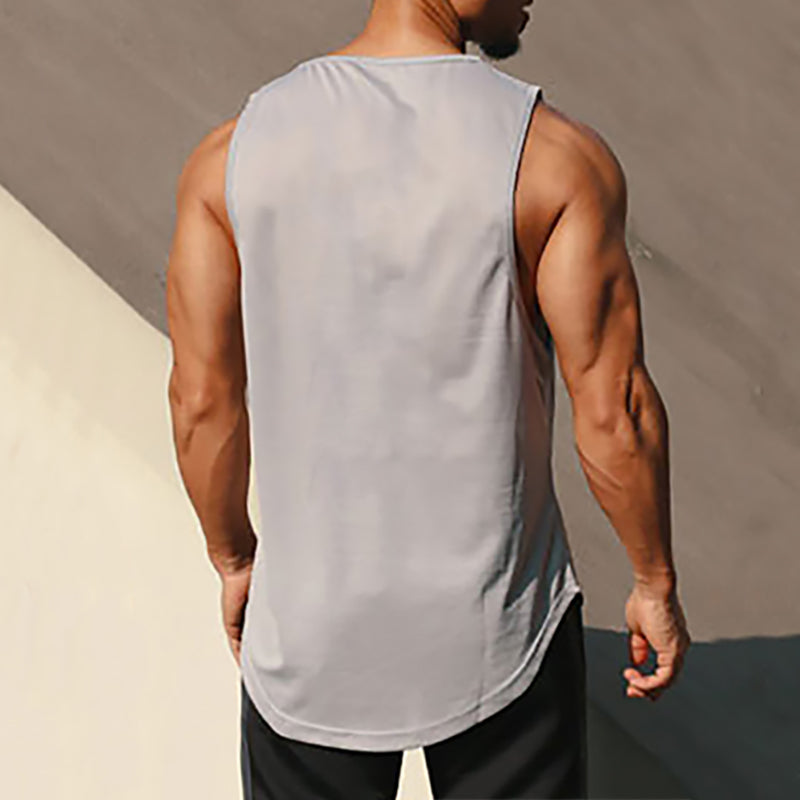 Men's Mesh Quick-Dry Gym Tank Top – Moisture-Wicking Sleeveless Muscle Shirt for Workout, Bodybuilding & Training