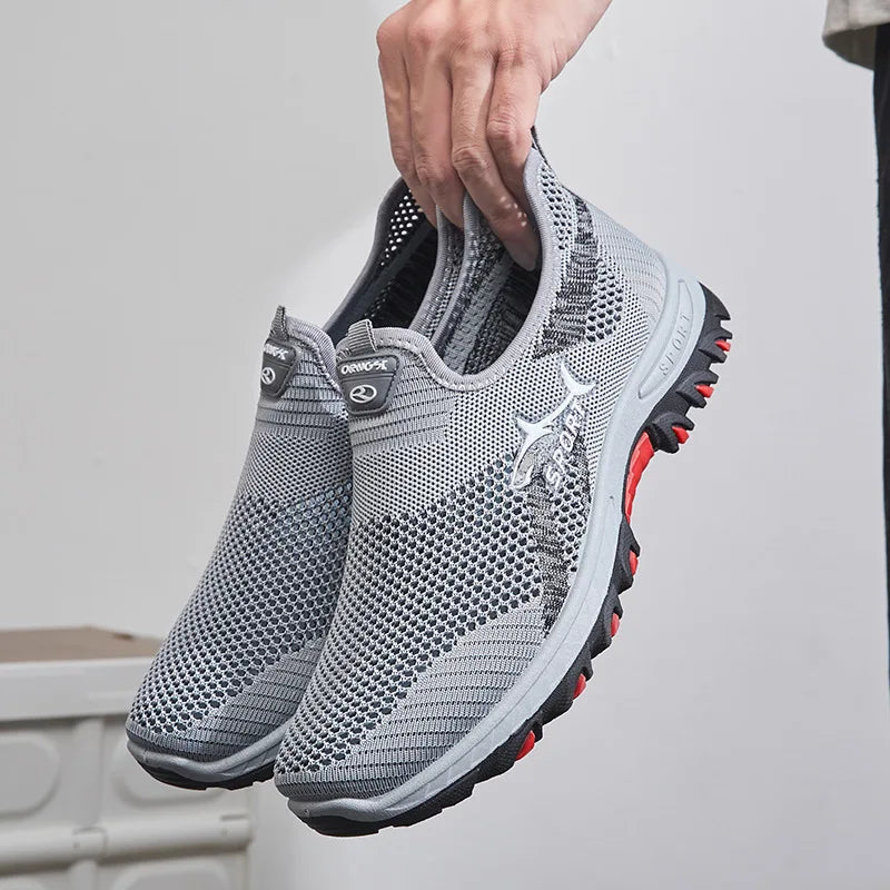 Men’s Lightweight Mesh Sneakers – Breathable Running, Training & Hiking Shoes