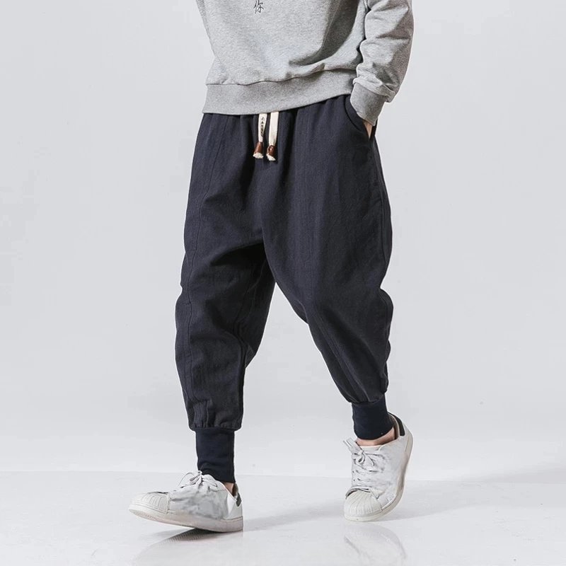 ErgonAura | Linen Harem Pants