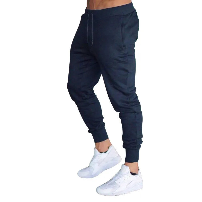 Men’s Slim Fit Joggers with Drawstring Waist, Breathable Casual Training Pants for Running & Gym