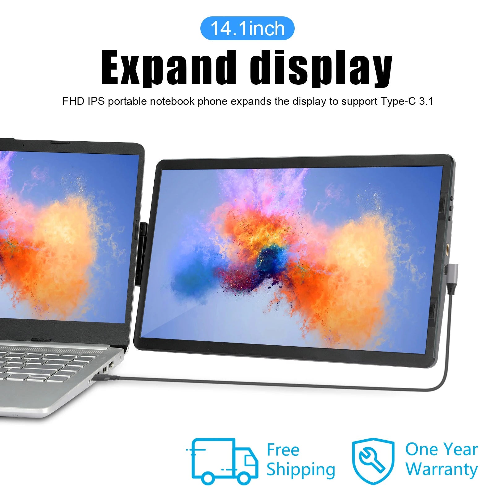 Ergonspace 14.6 Dual LCD Monitor
