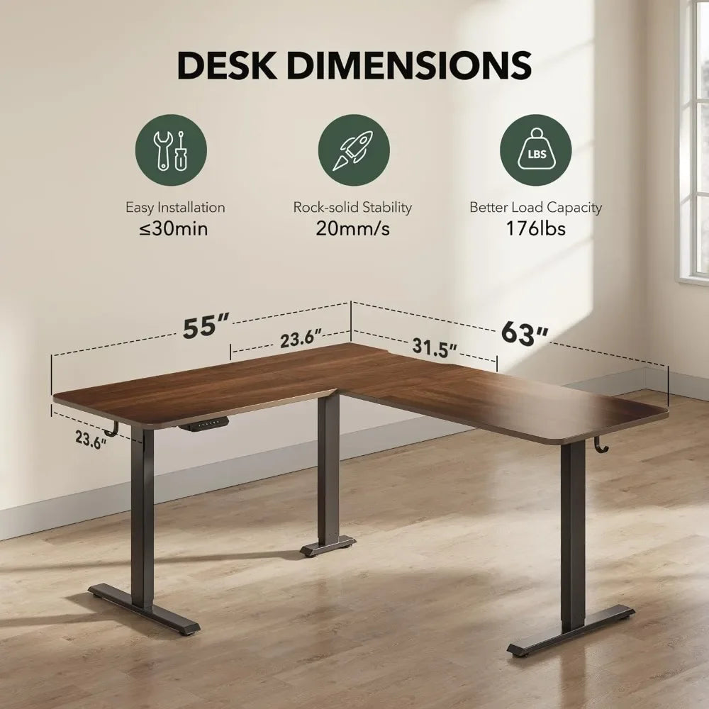 Ergonspace Desk dual 63”