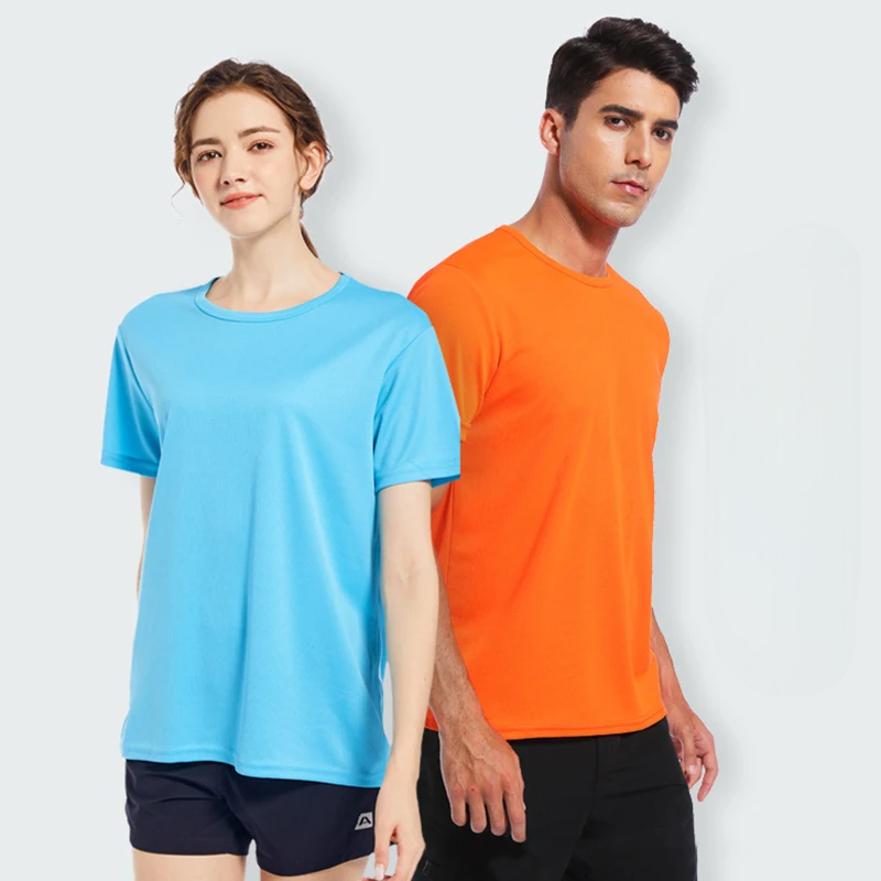 Men & Women Quick Dry Sports T-Shirt – Breathable Short Sleeve Gym Top for Running, Training, and Fitness | Unisex Moisture-Wicking Activewear Jersey