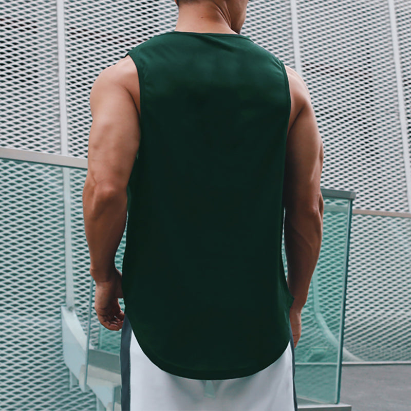 Men's Mesh Quick-Dry Gym Tank Top – Moisture-Wicking Sleeveless Muscle Shirt for Workout, Bodybuilding & Training