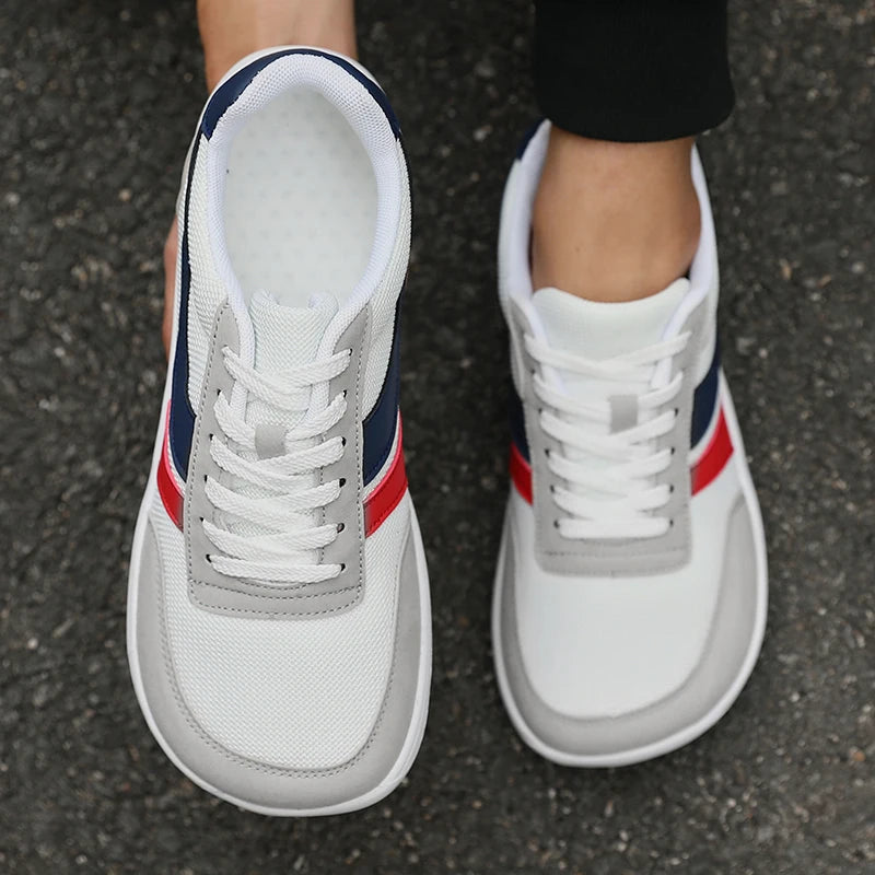 Wide Toe Walking Sneakers – Breathable Casual Shoes with Soft Sole, Comfortable Mesh Trainers for Everyday Wear