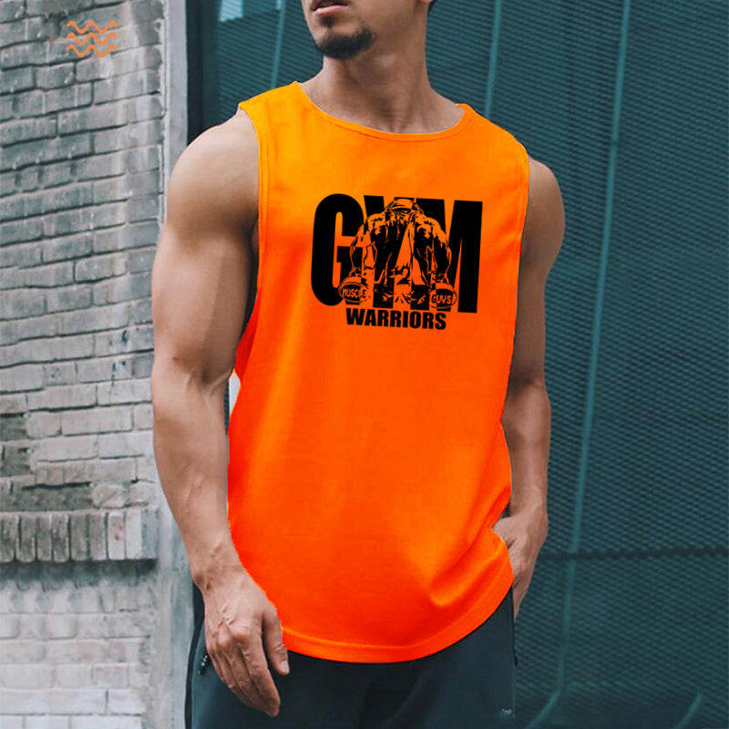 Men's Mesh Quick-Dry Gym Tank Top – Moisture-Wicking Sleeveless Muscle Shirt for Workout, Bodybuilding & Training