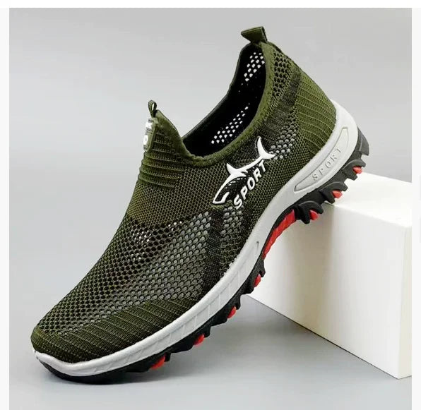 Men’s Lightweight Mesh Sneakers – Breathable Running, Training & Hiking Shoes