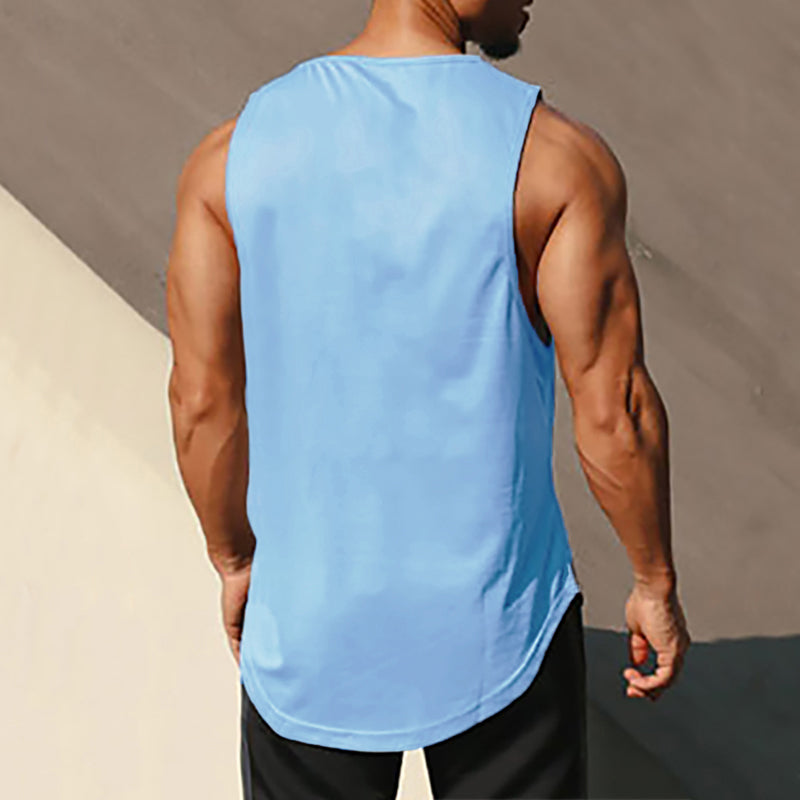 Men's Mesh Quick-Dry Gym Tank Top – Moisture-Wicking Sleeveless Muscle Shirt for Workout, Bodybuilding & Training