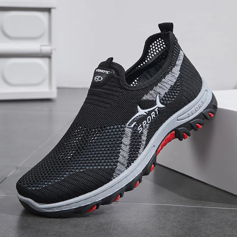 Men’s Lightweight Mesh Sneakers – Breathable Running, Training & Hiking Shoes