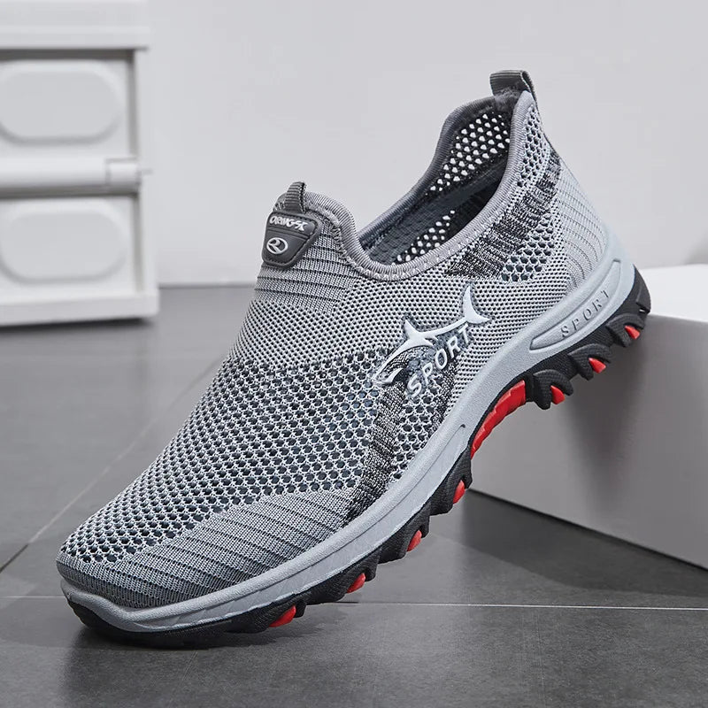 Men’s Lightweight Mesh Sneakers – Breathable Running, Training & Hiking Shoes