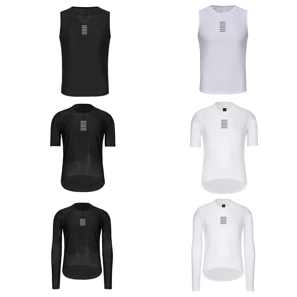 Cycling Base Layer Shirt – Men's Breathable Mesh Undershirt for Road & MTB | Long Sleeve, Short Sleeve & Sleeveless Options