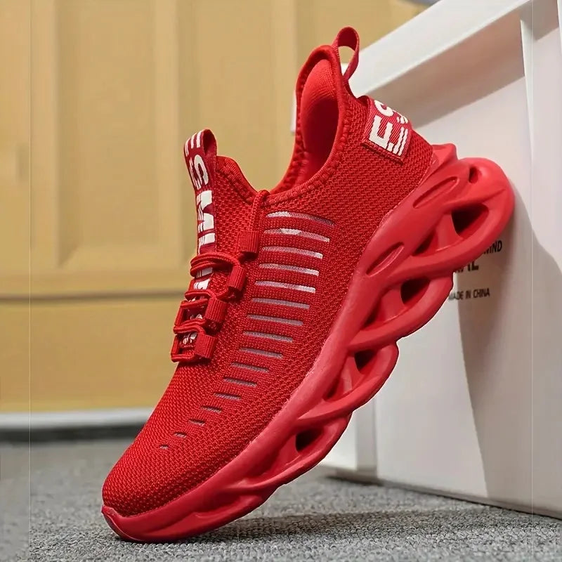 Unisex Mesh Running Sneakers – Breathable Lightweight Sports Shoes for Men, Women & Kids, Outdoor Casual Trainers