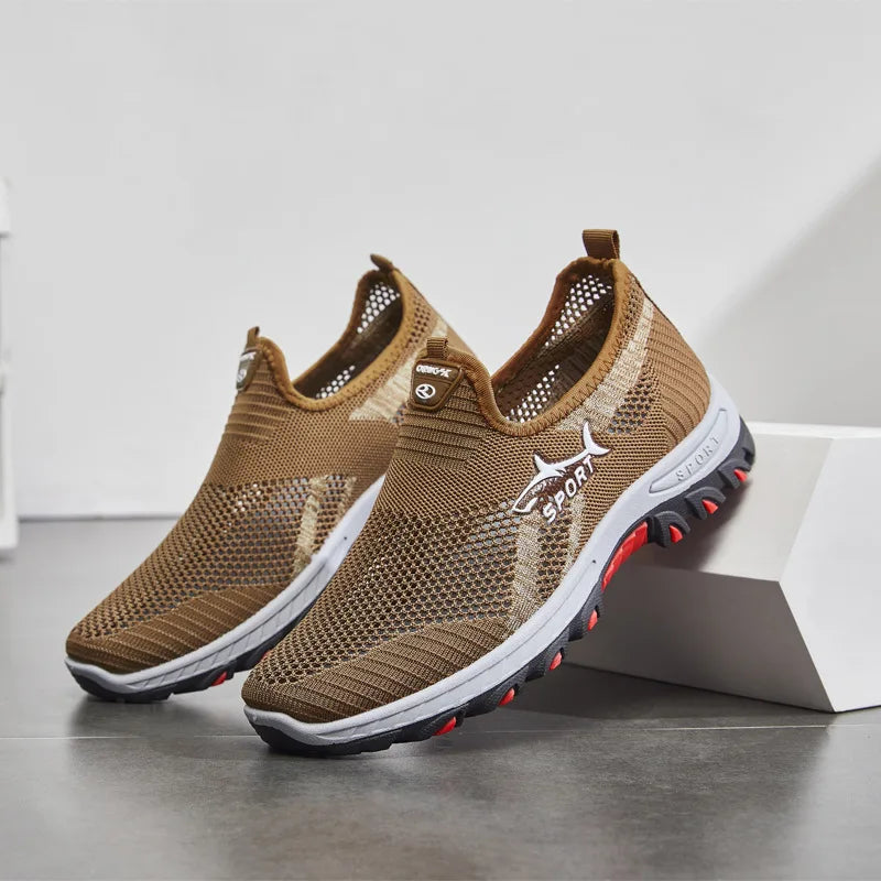 Men’s Lightweight Mesh Sneakers – Breathable Running, Training & Hiking Shoes