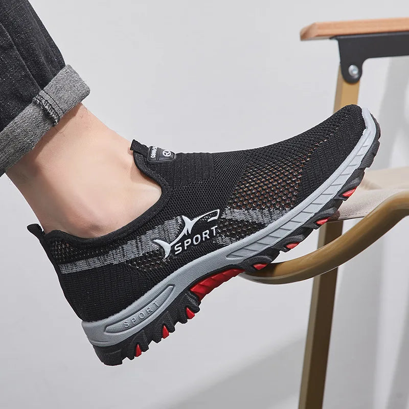 Men’s Lightweight Mesh Sneakers – Breathable Running, Training & Hiking Shoes