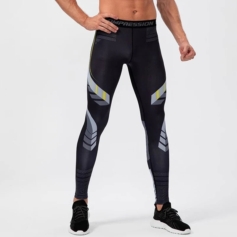 Men’s Compression Pants – Athletic Training Leggings for Gym, Running, Cycling & Sports – Quick Dry, Skinny Fit Workout Tights