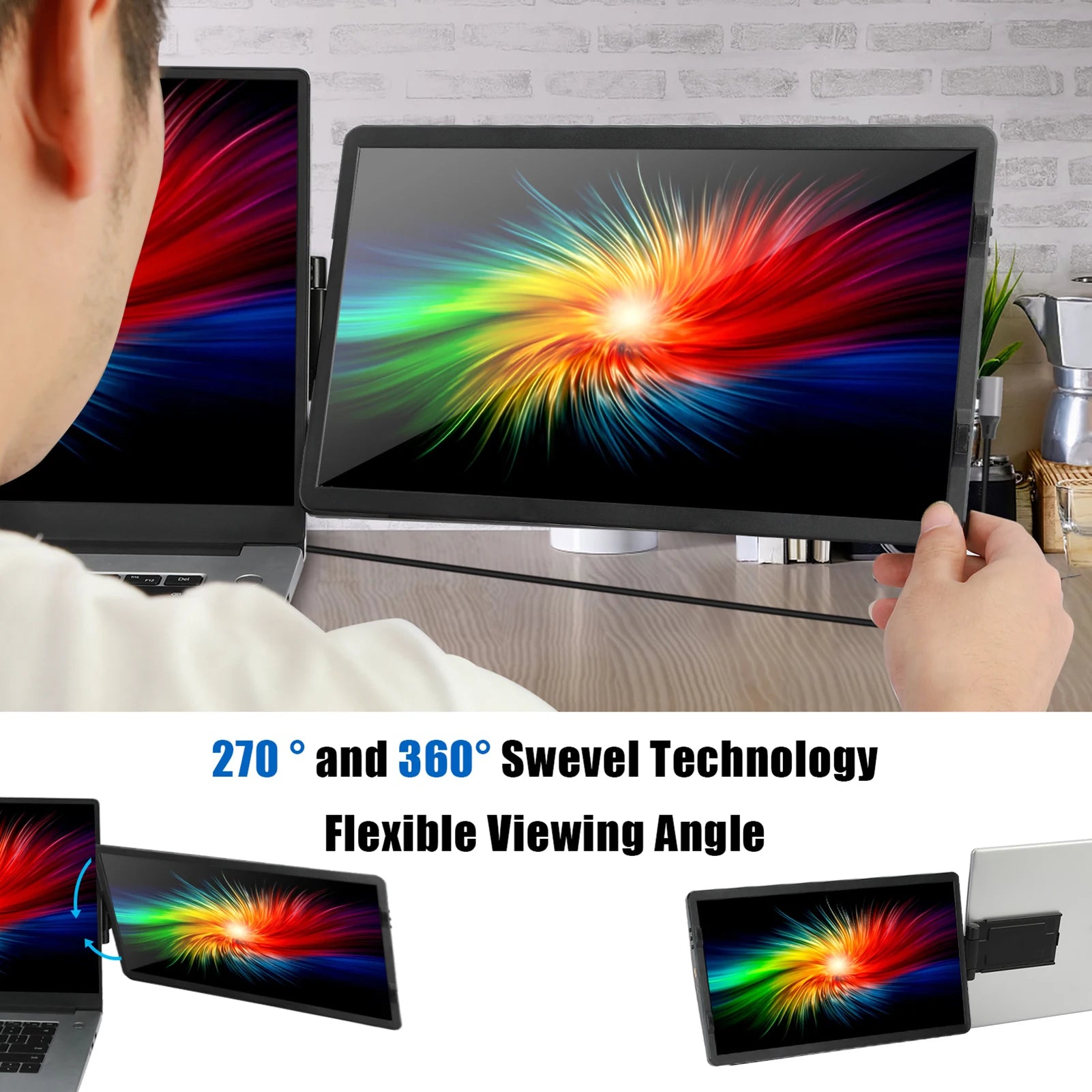 Ergonspace 14.6 Dual LCD Monitor