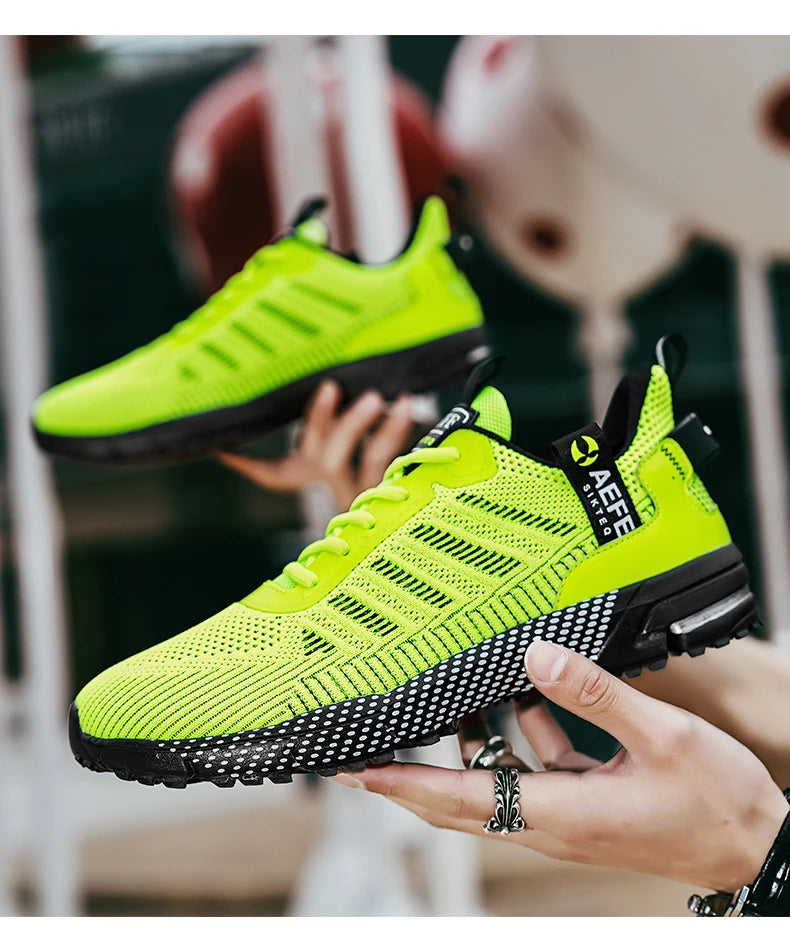 Men’s Running Shoes – Breathable Lightweight Outdoor Sports Sneakers, Comfortable Athletic Training Footwear