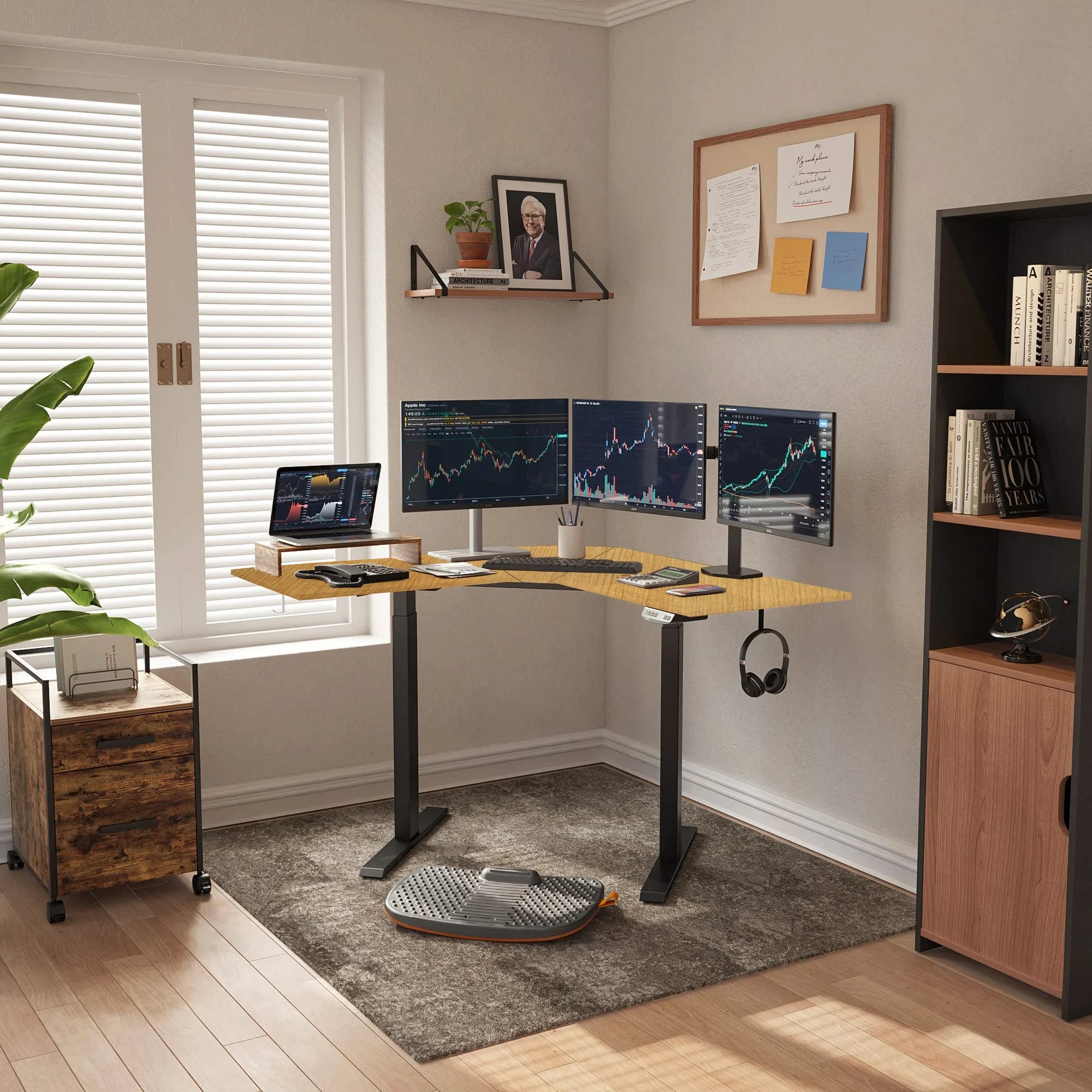 L Shaped Standing Desk