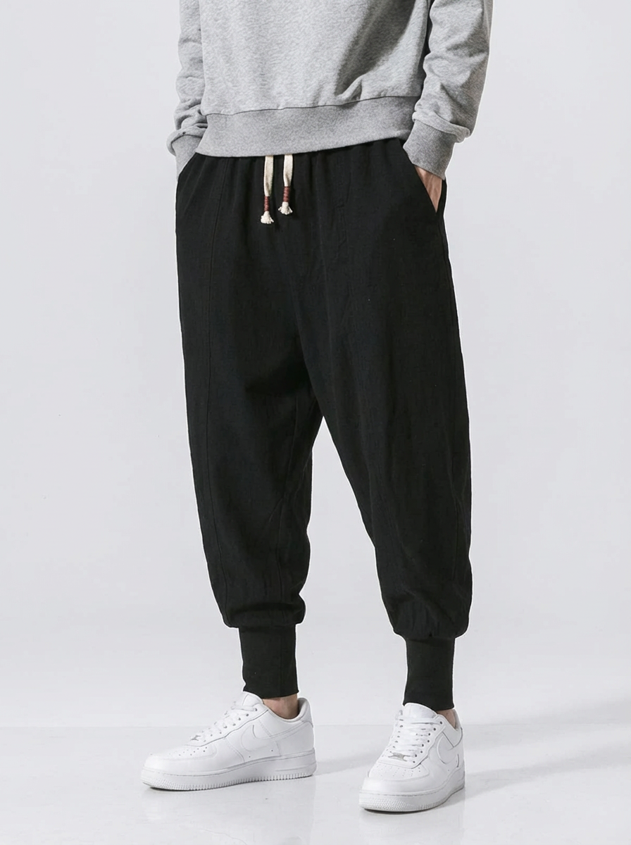 ErgonAura | Linen Harem Pants