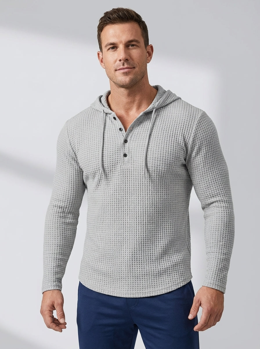 ErgonWaffle | Hooded Long Sleeve Tee