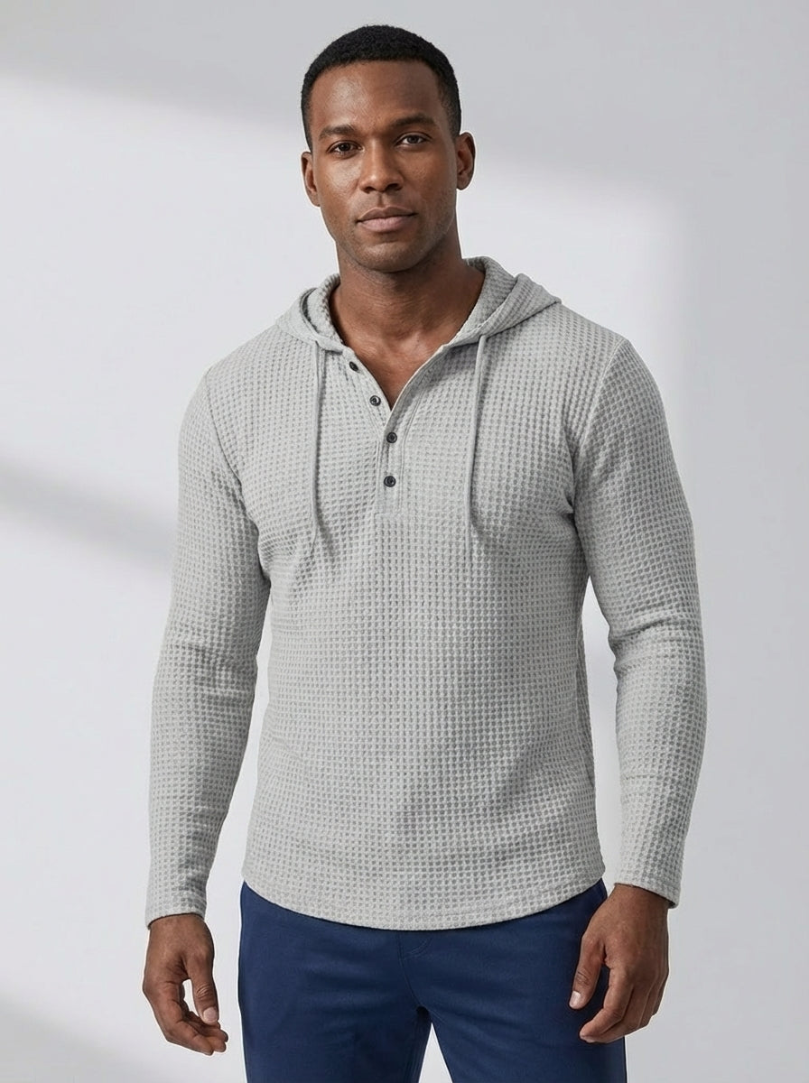 ErgonWaffle | Hooded Long Sleeve Tee