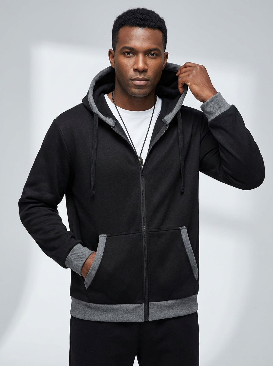 ErgonTrim | Contrast Edge Hoodie