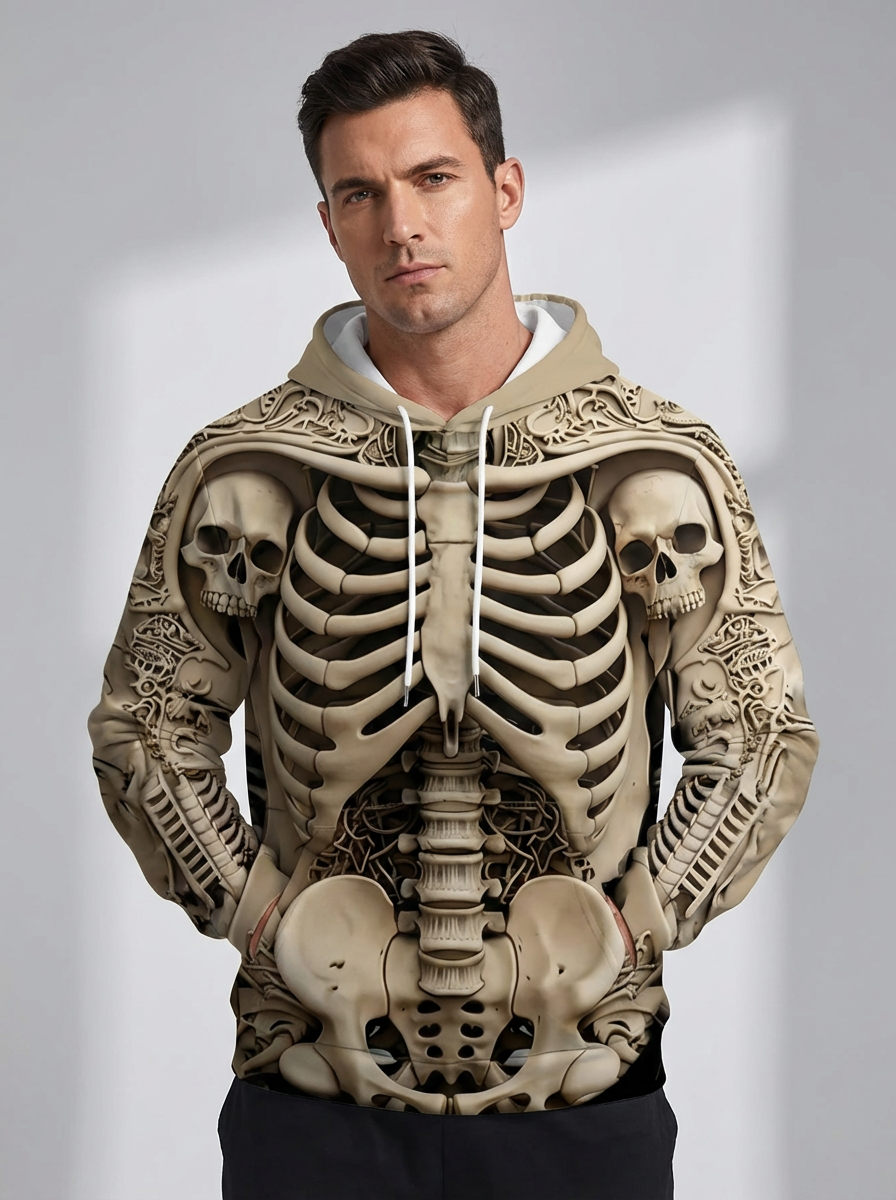 ErgonSkull | 3D Graphic Hoodie