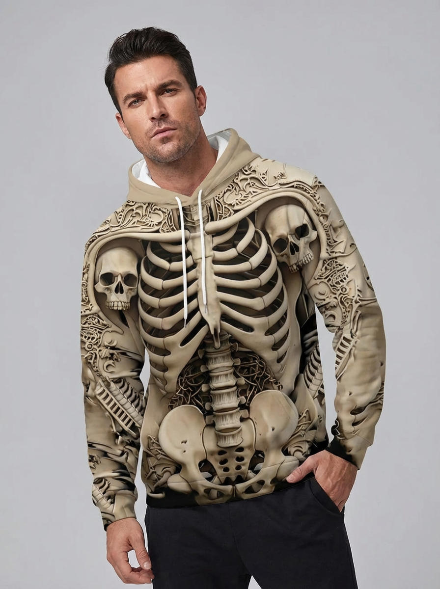 ErgonSkull | 3D Graphic Hoodie