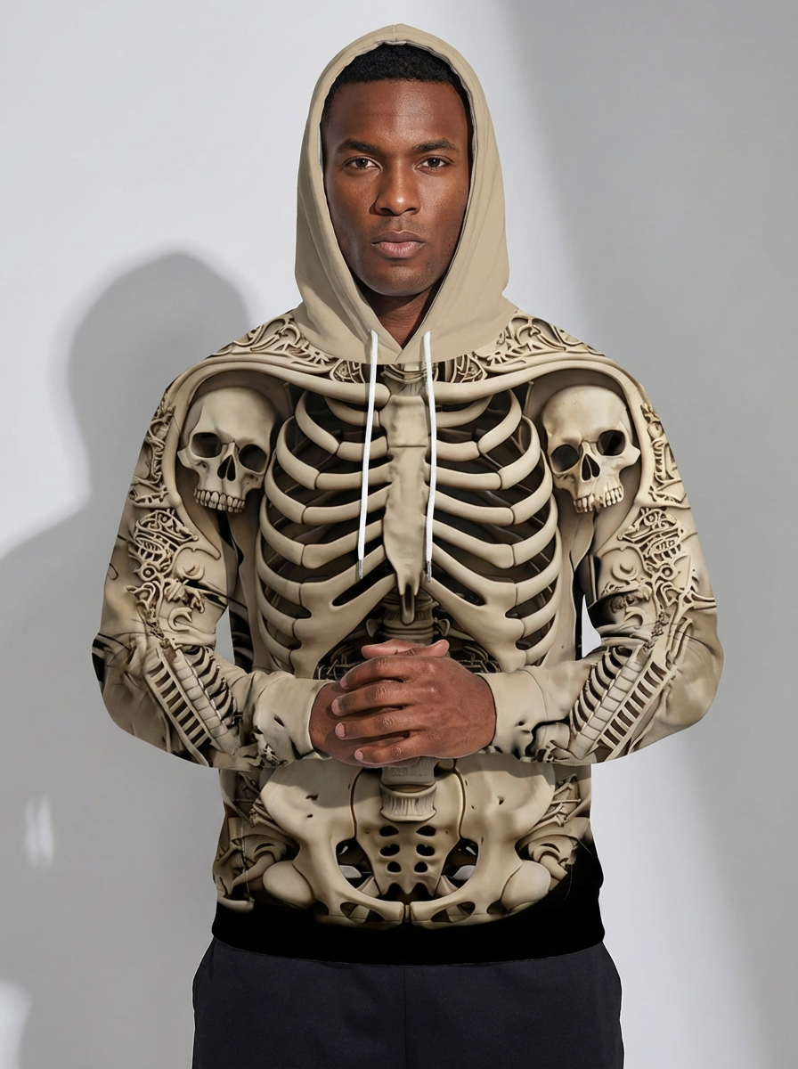 ErgonSkull | 3D Graphic Hoodie