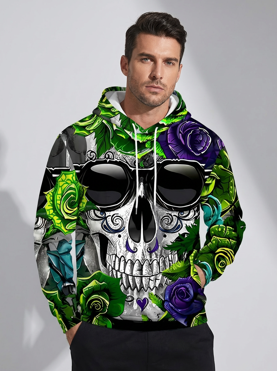 ErgonSkull | 3D Graphic Hoodie
