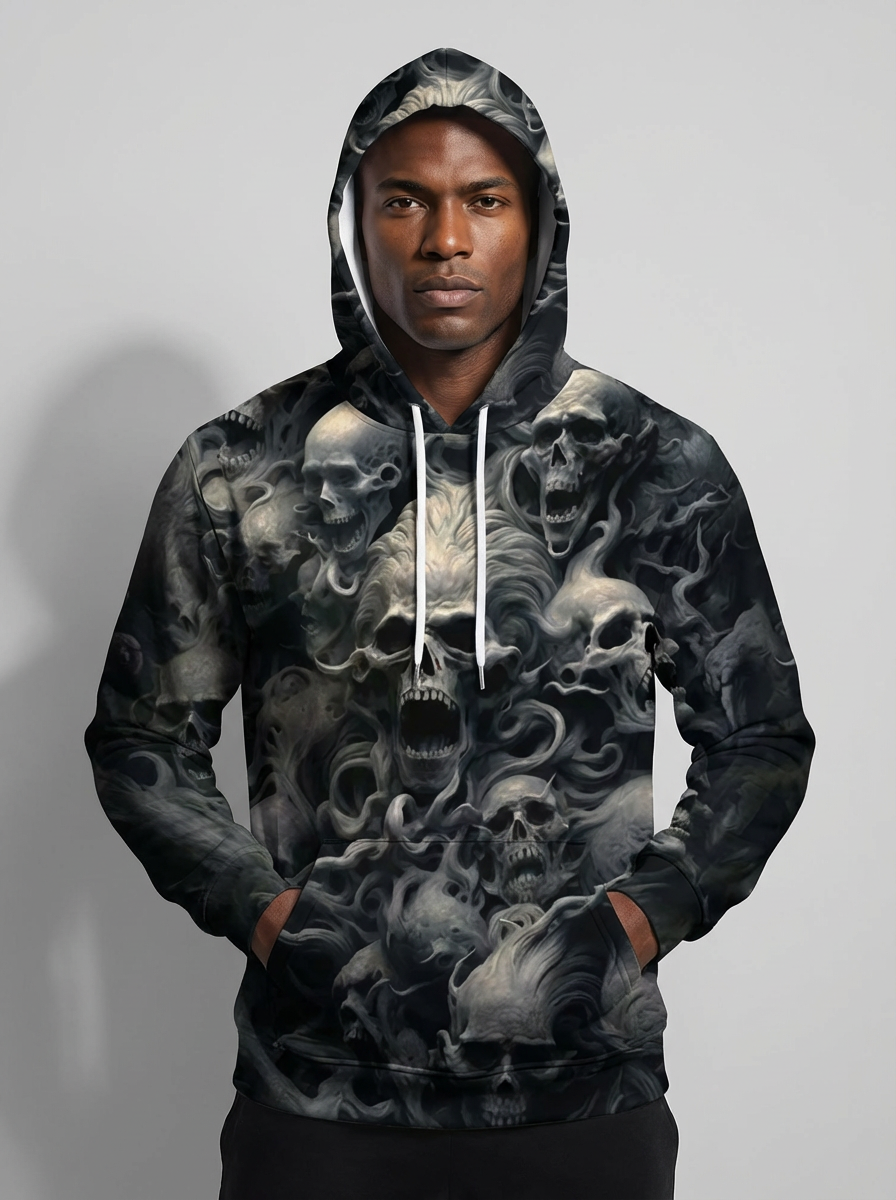 ErgonSkull | 3D Graphic Hoodie