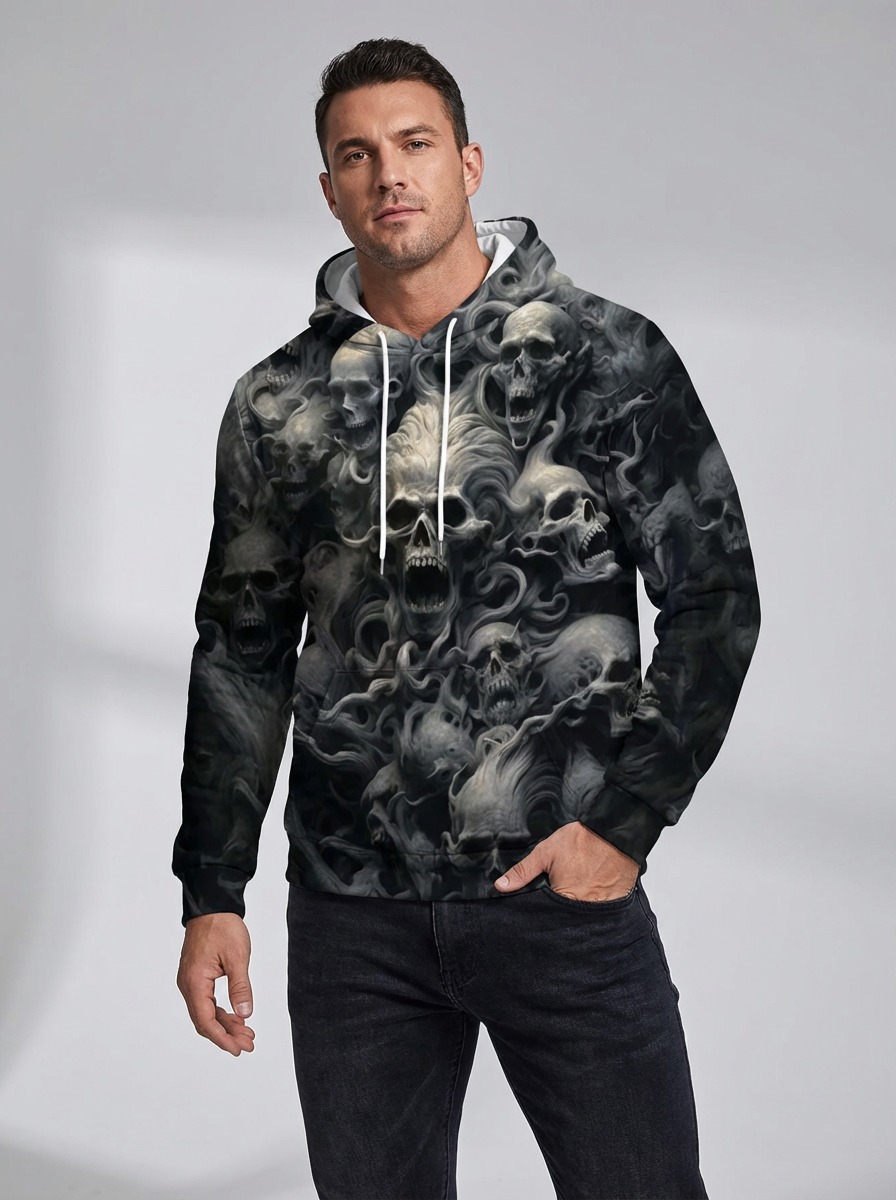 ErgonSkull | 3D Graphic Hoodie